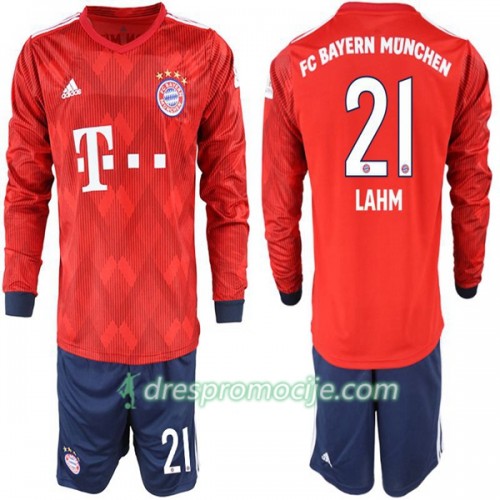 FC Bayern München Dres Lahm 21 Dječji Domaći 2018/19 Dugim Rukavima FC Bayern München Dres Lahm 21 Dječji Domaći 2018/19 Dugim Rukavima